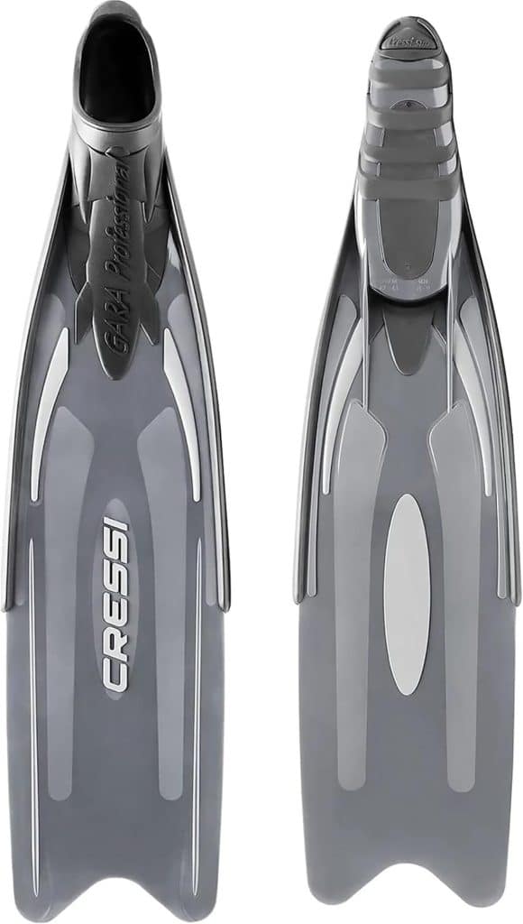 Test des palmes Gara Professional LD Cressi Sub S.p.A.   argent 40/41