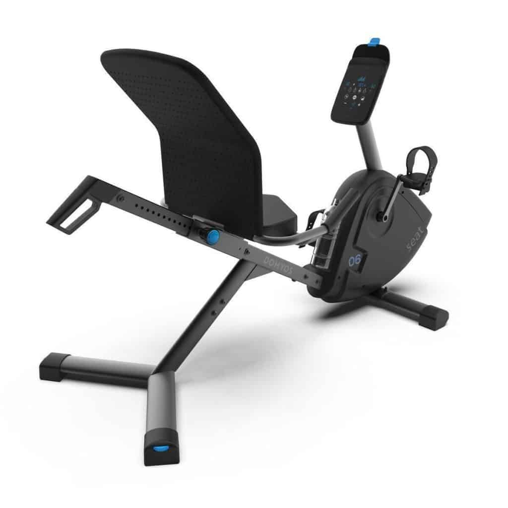 Test du vélo d'appartement domyos eb seat connecté de Decathlon