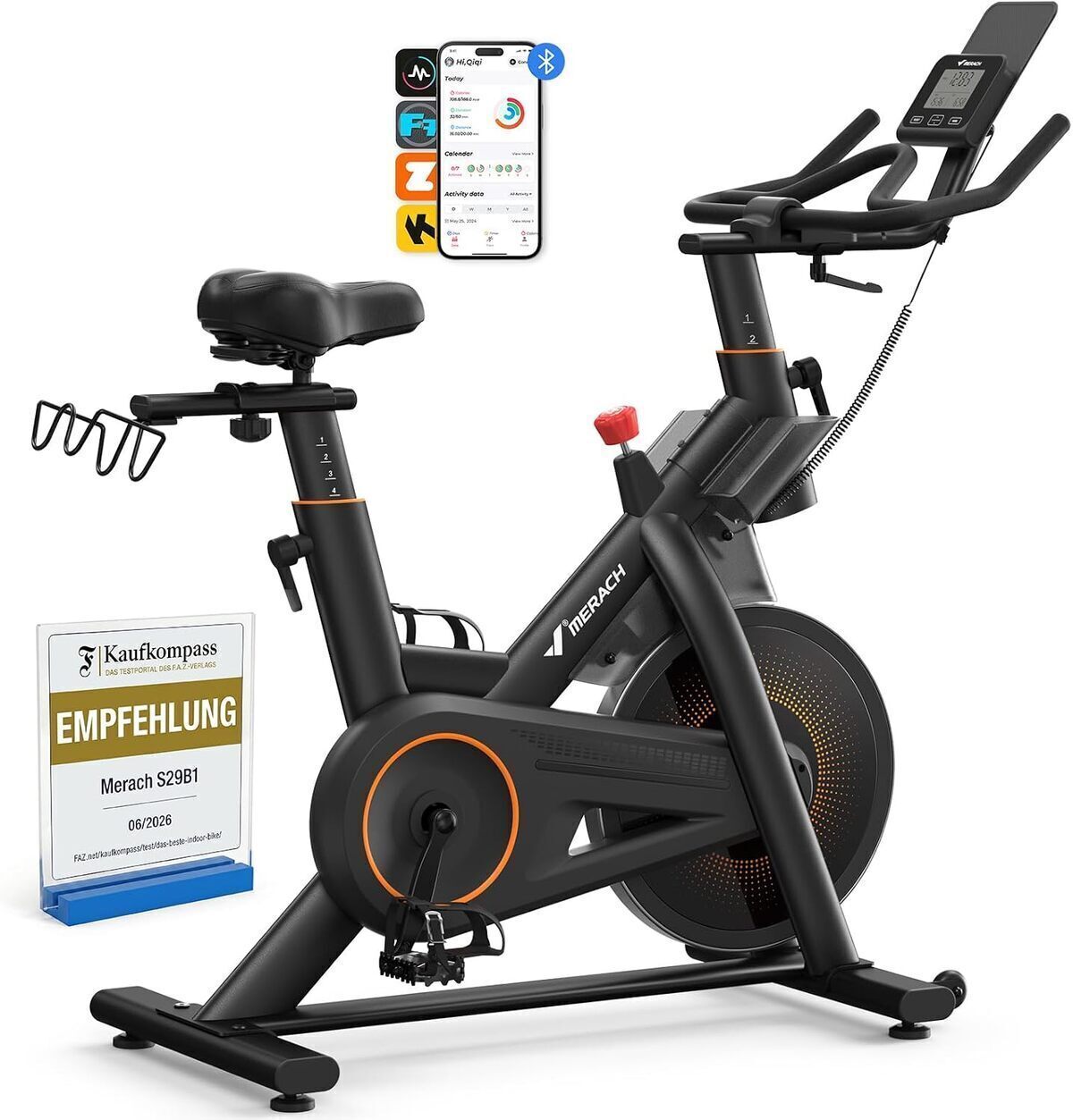 Test : vélo d'appartement Merach résistance magnétique 10 kg